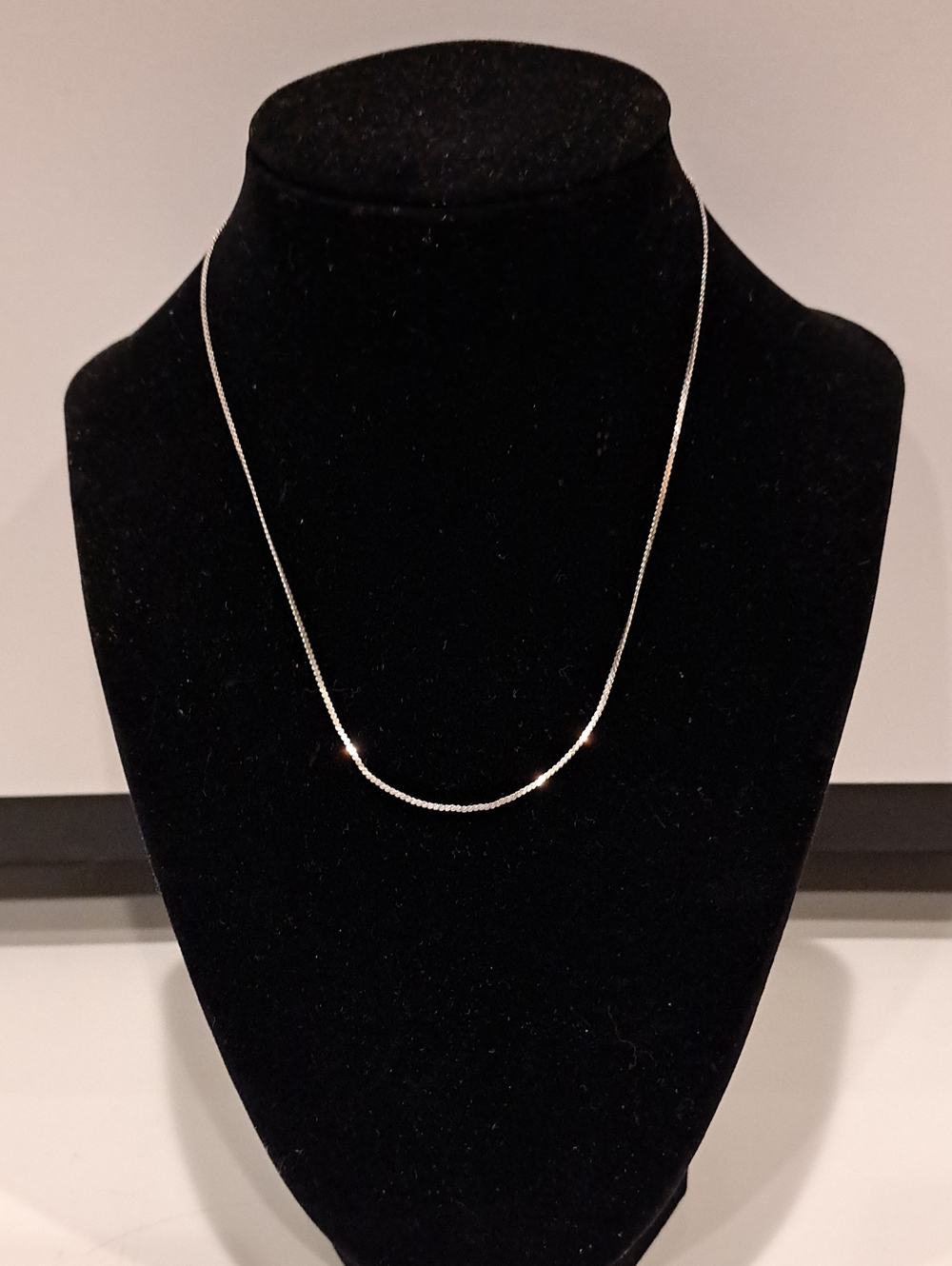 Made In Italy .925  Sterling Silver Chain 15"